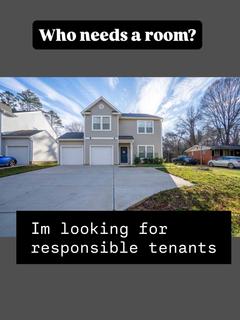 Room for rent in Charlotte, NC $800, house