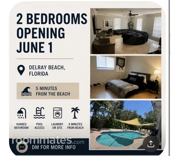 Room for rent in Delray Beach, FL $1200, house