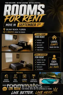 Room for rent in Delray Beach, FL $1500, house