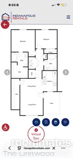 Room for rent in Indianapolis IN $500, apartment