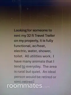 Room for rent in Landers, CA $800, other