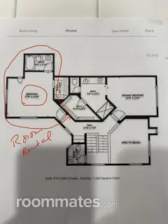 Room for rent in Anaheim, CA $1600, townhouse
