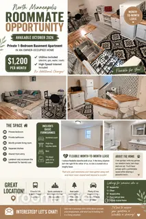 Room for rent in Minneapolis, MN $1200, house