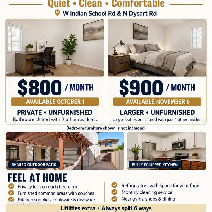 Room for rent in Litchfield Park, AZ $800, house