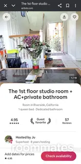 Room for rent in Riverside, CA $1200, house