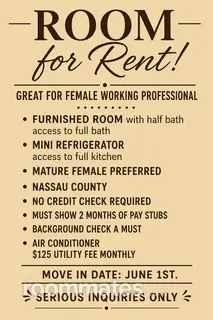 Room for rent in Plainview, NY $1200, house
