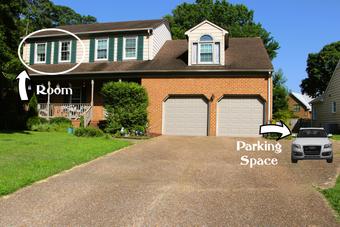 Room for rent in Yorktown, VA $1300, house