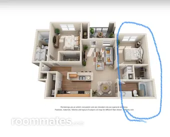 Room for rent in Fort Worth, TX $1000, apartment