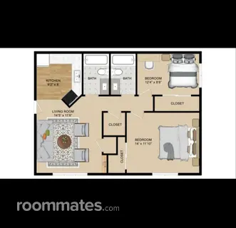 Room for rent in DeKalb, IL $610, apartment