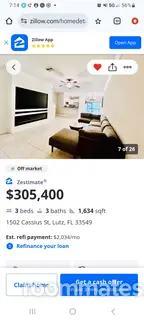 Room for rent in Lutz, FL $500, townhouse