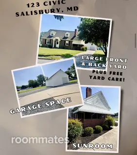 Room for rent in Salisbury, MD $550, house
