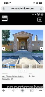 Room for rent in Roseville, CA $1000, apartment