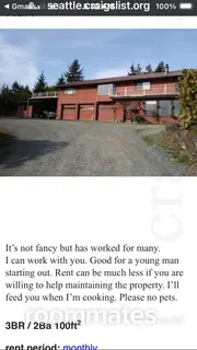 Room for rent in Snohomish, WA $700, house