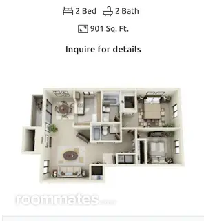 Room for rent in Port Orchard, WA $987, apartment