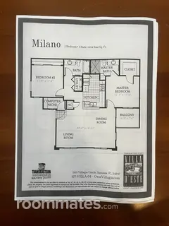 Room for rent in Sarasota, FL $875, condo