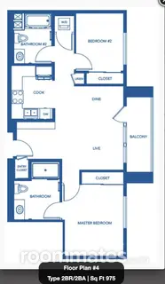 Room for rent in San Jose, CA $1736, apartment