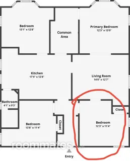 Room for rent in Manchester, NH $1000, apartment