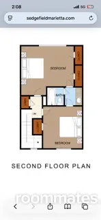 Room for rent in Marietta, GA $1000, townhouse