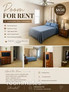 Room for rent in Indio, CA $850, house
