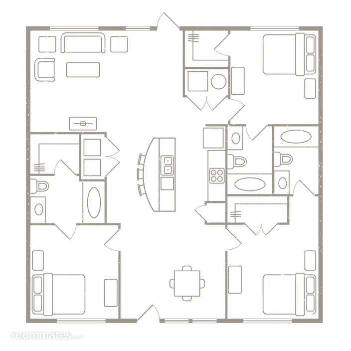 Room for rent in Baton Rouge, LA $805, apartment