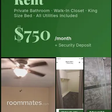 Room for rent in Spring, TX $750, house