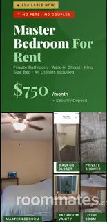Room for rent in Spring, TX $750, house