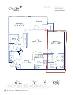 Room for rent in Kissimmee, FL $975, apartment