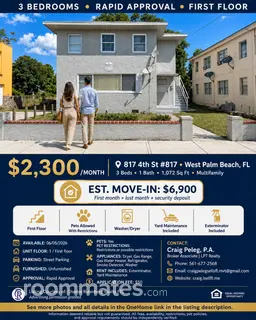 Room for rent in West Palm Beach, FL $2300, other