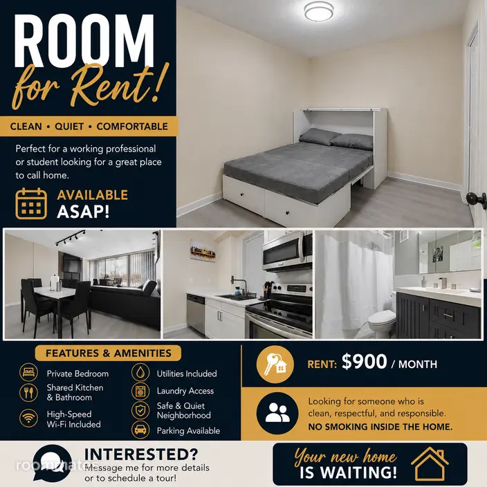 Room for rent in Bensenville, IL $900, condo