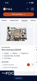 Room for rent in Mount Pleasant, SC $1500, apartment