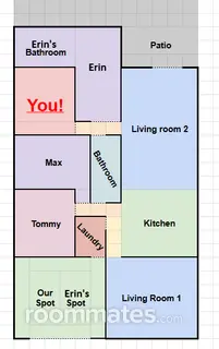 Room for rent in Tempe, AZ $645, house