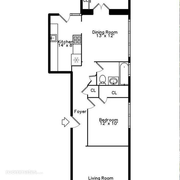 Room for rent in River Forest, IL $1000, apartment