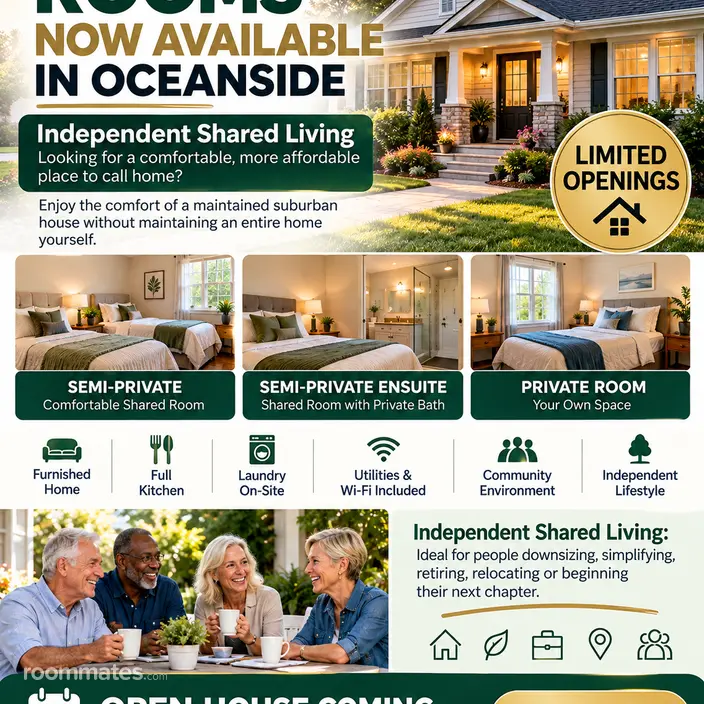 Room for rent in Oceanside, NY $1200, house
