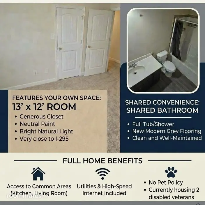 Room for rent in Hope Mills, NC $100, house