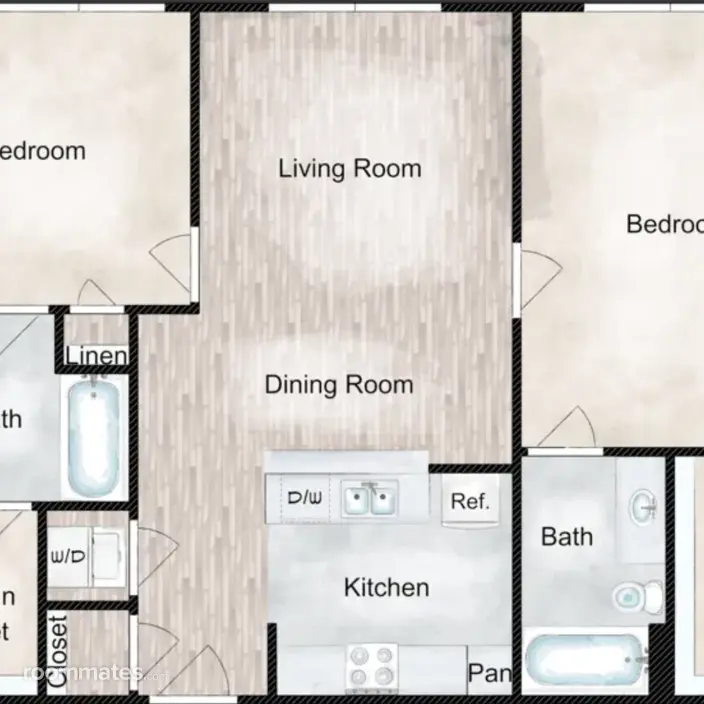 Room for rent in Nashville, TN $1060, apartment