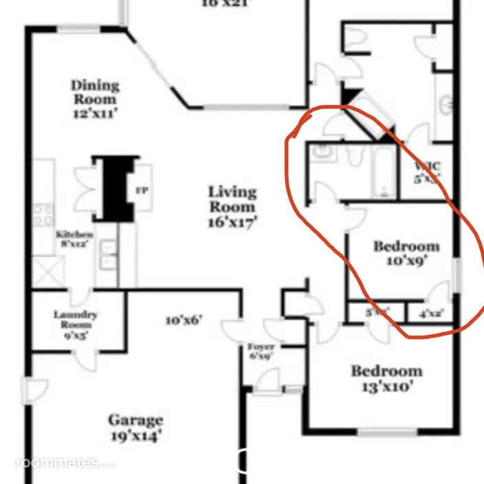 Room for rent in Fleming Island, FL $800, house